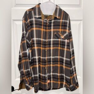 Legendary Whitetails Flannel Plaid Long Sleeve Men’s Large Tall Shirt